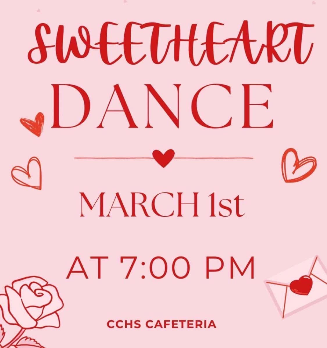 Sweetheart Dance rescheduled for March 1