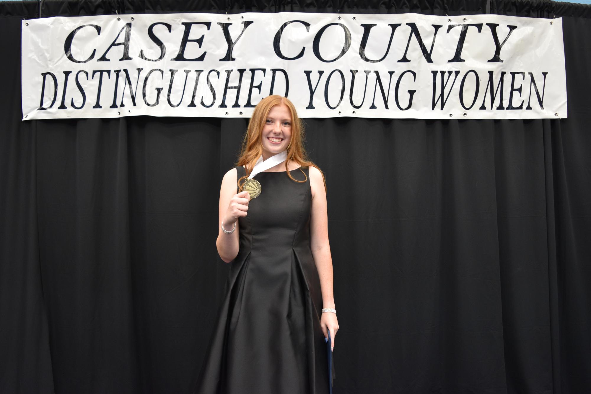 Layla Blevins earned the title of Casey County's Distinguished Young Woman of 2026.