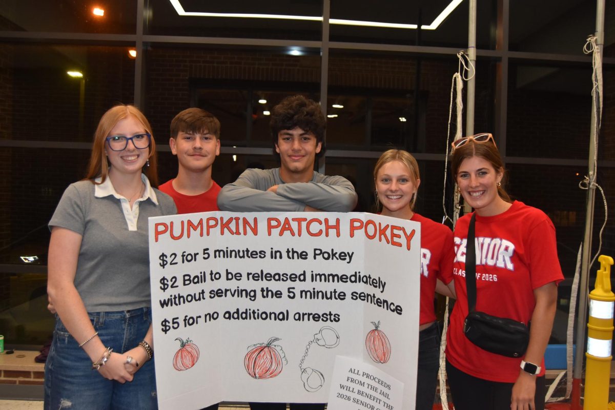Several seniors in the Casey County High School Class of 2026 took part in the recent fall festival at Liberty Elementary to help fundraise for their class trip.