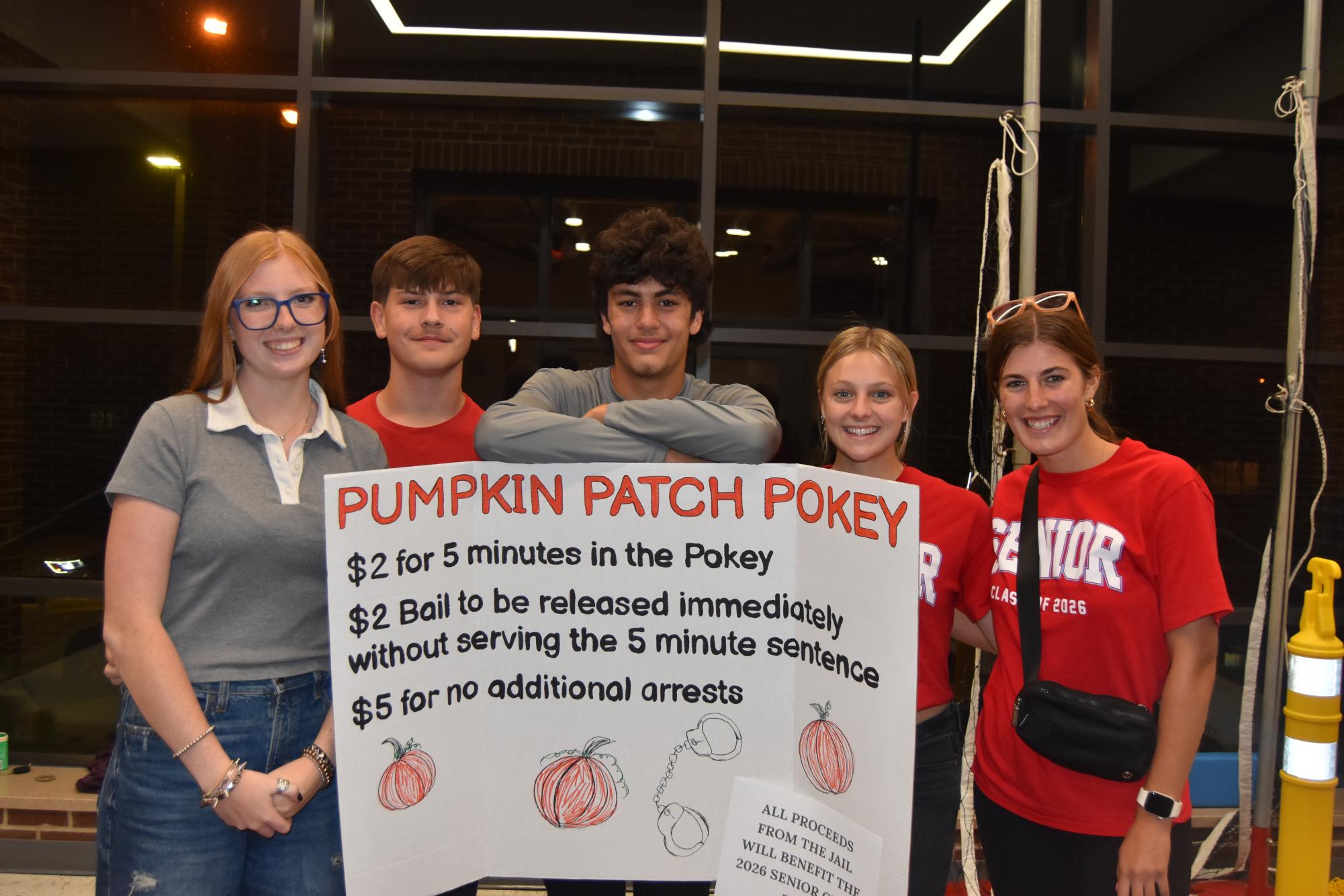 Several seniors in the Casey County High School Class of 2026 took part in the recent fall festival at Liberty Elementary to help fundraise for their class trip.